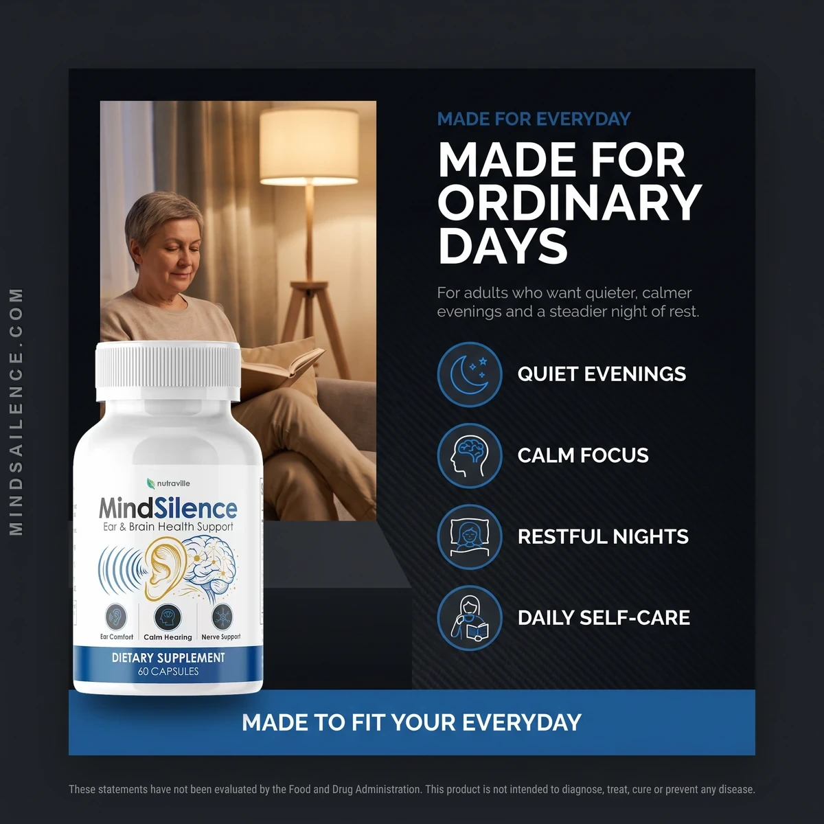 Who MindSilence ear and brain support is for