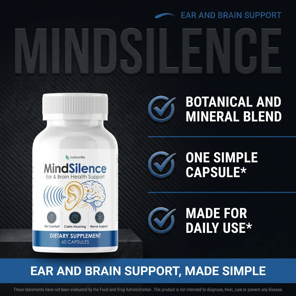 MindSilence botanical and mineral blend overview
